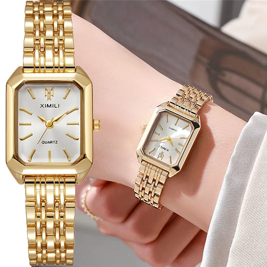 Montre Carrée Femme 2025 – Luxe